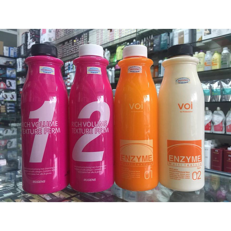 Thuốc Uốn Tóc Thảo Dược Đa Năng Mugens Rich Volume Hàn Quốc