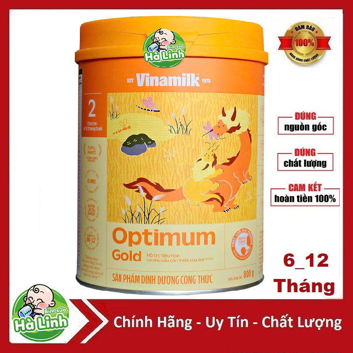 Sữa Optimum gold 2 800g [Date 12/2026]
