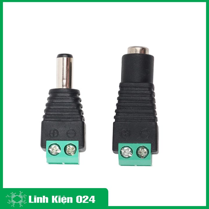 Jack nối nguồn DC cái 5.5x2.1mm