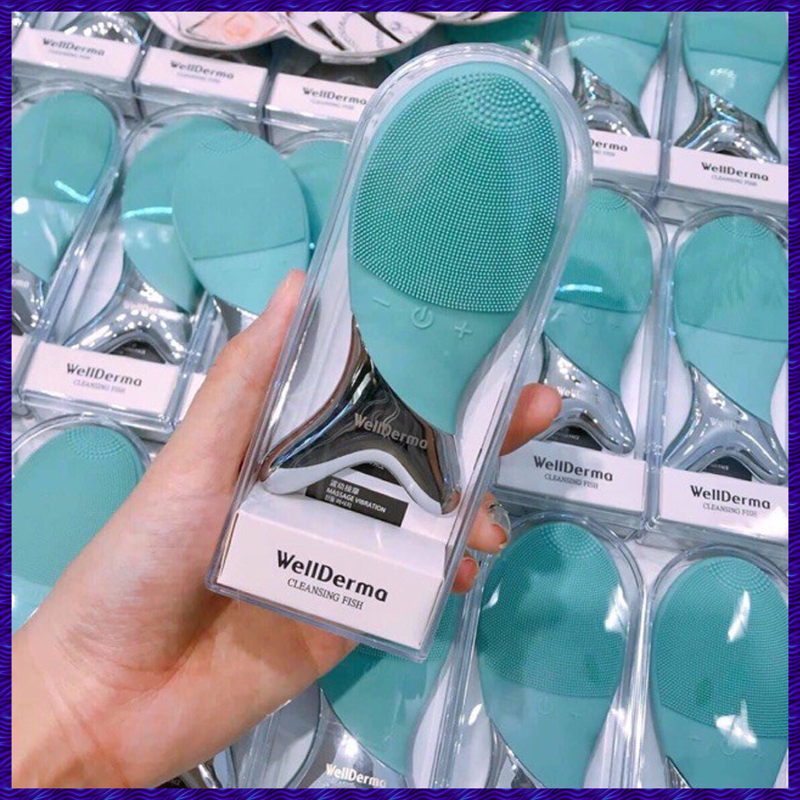 [HÀNG CHÍNH HÃNG]Máy Rửa Mặt Con Cá WellDerma Cleansing Fish Hàn Quốc