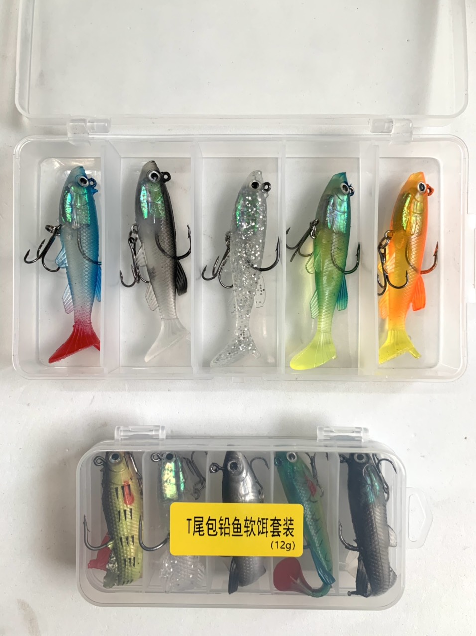 cá giả câu lure , mồi giả câu lure ( combo hộp 5 con )