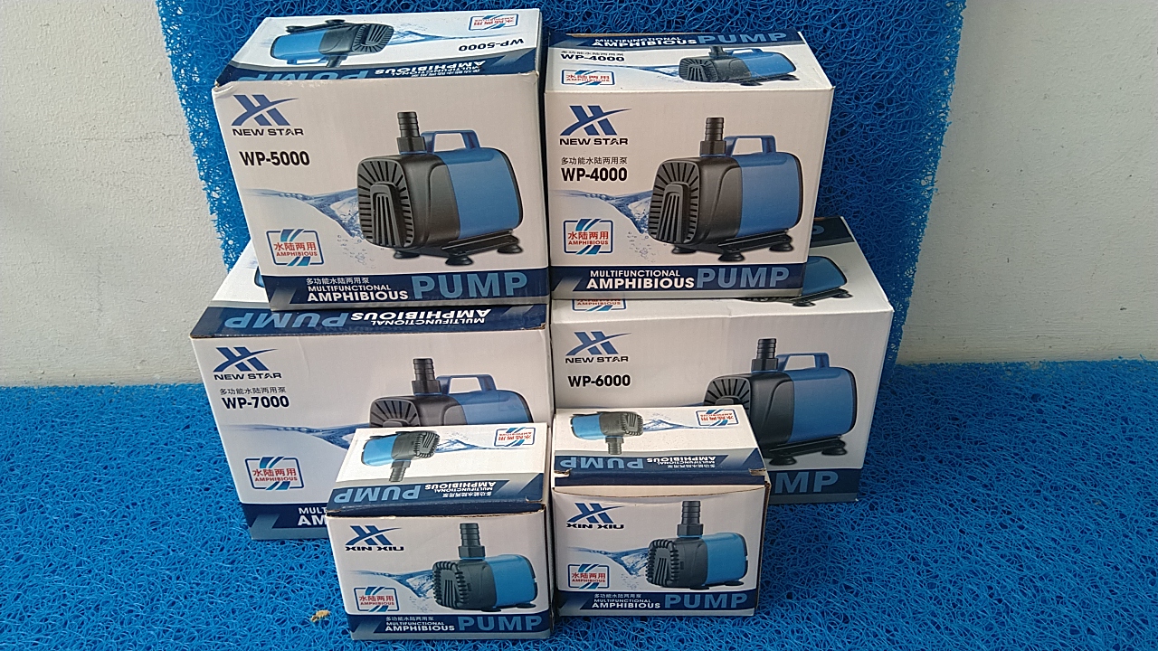 Máy bơm nước XINXIU siêu êm, 1200-5000L/hr dùng cho hồ cá. (WP-2000/3000/4000/5000/6000/7000)
