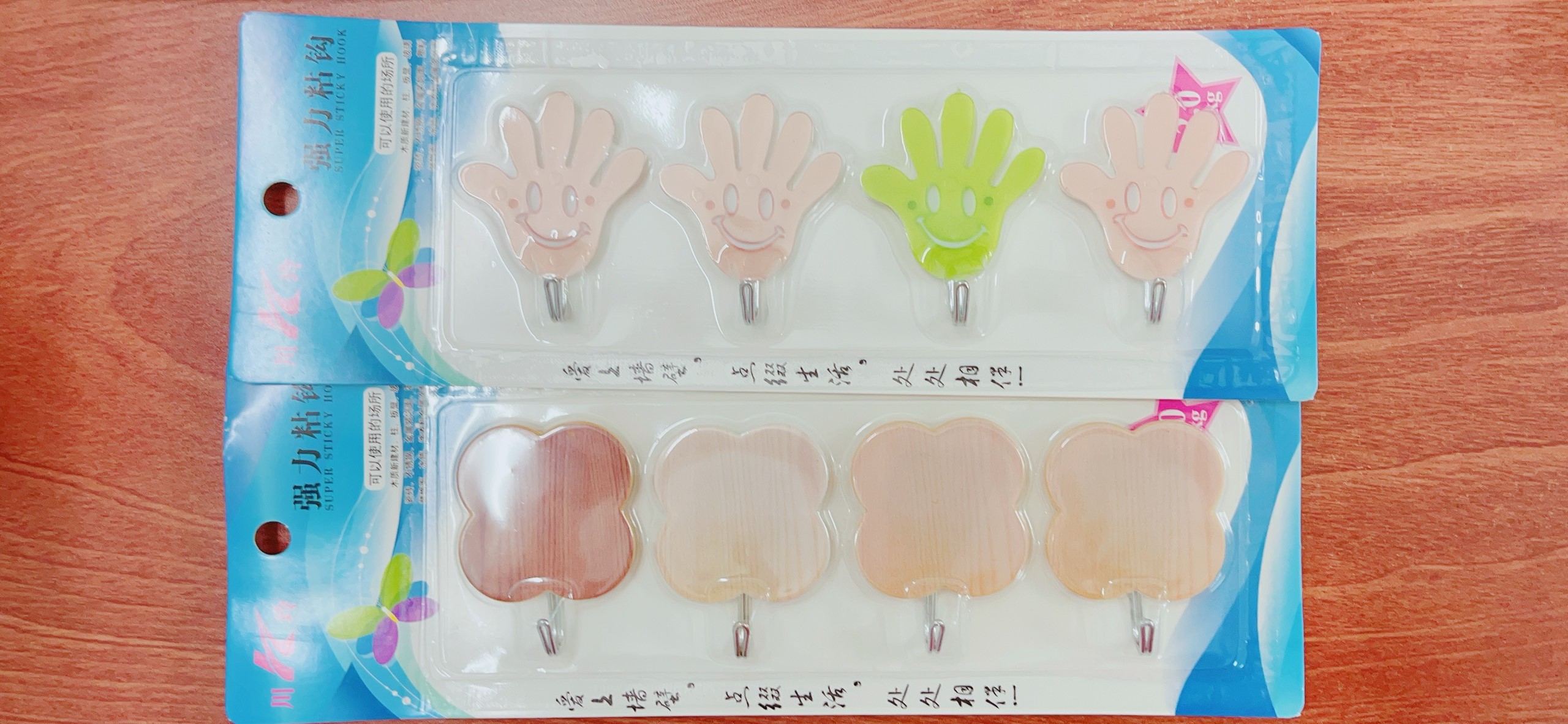 Vĩ móc dán tường hình dễ thương treo đồ dùng
