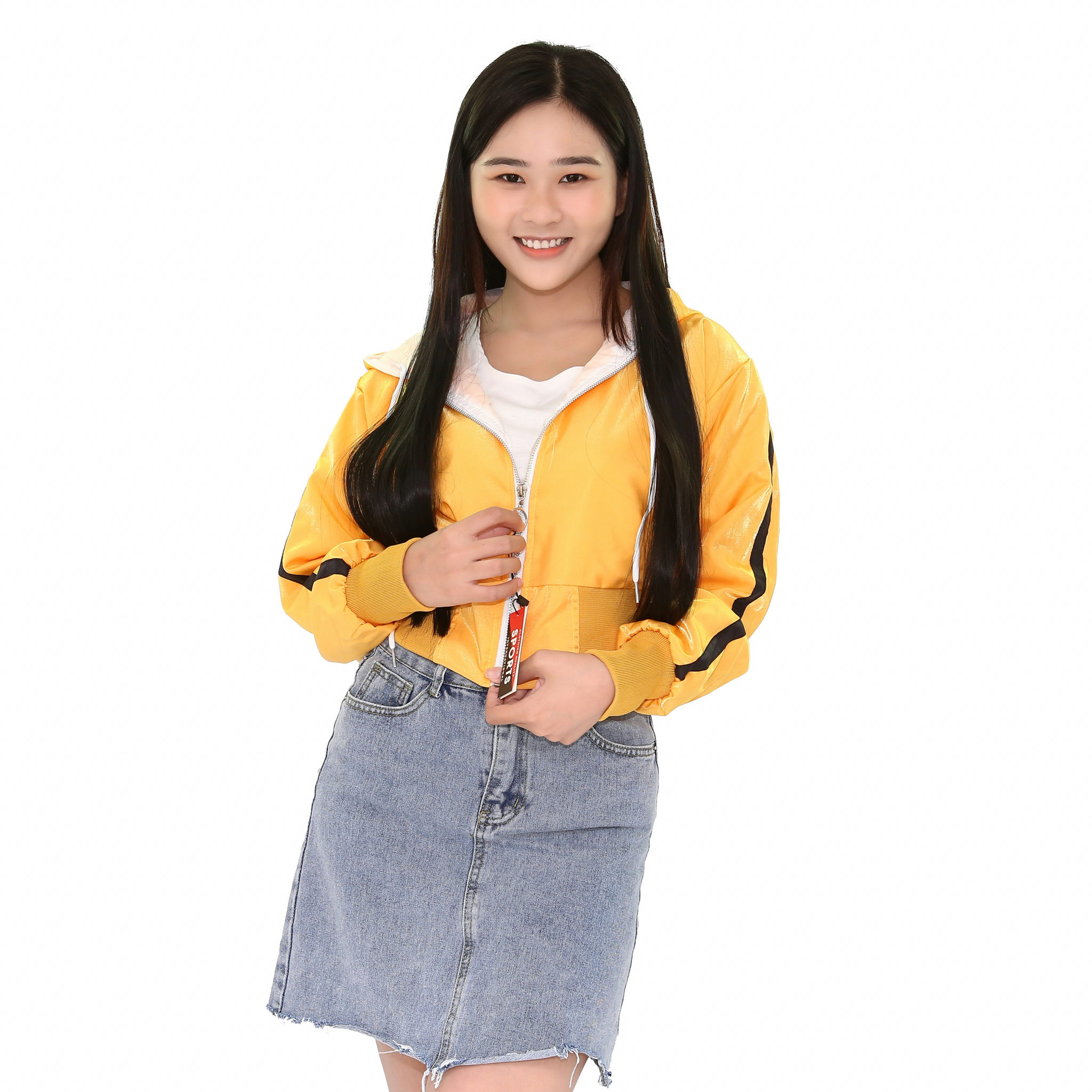 [HCM]Áo Khoác Phi Xà Cừ Form Lửng Phối Nón Style Cá Tính