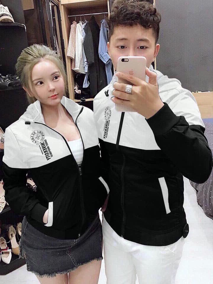 [HCM]ÁO KHOÁC DÙ NAMNỮ PHỐI MÀU TRẮNG ĐEN SIÊU ĐẸP THỜI TRANG TRẺ TRUNG PHONG CÁCH THỎ TÂY SHOP94 KD03