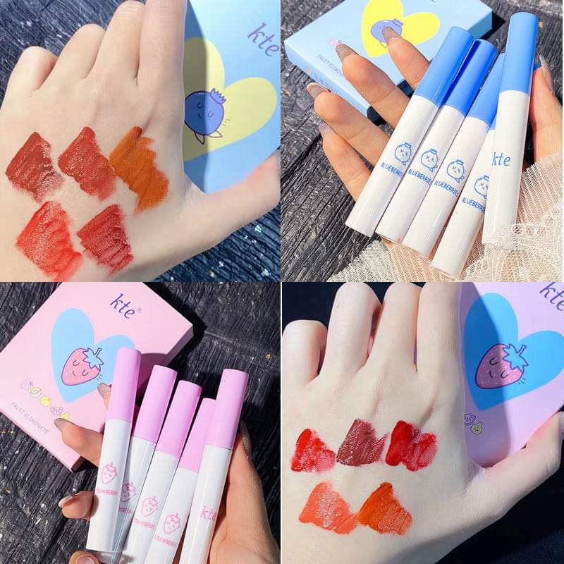 Sét 5 Son Kem Kte Siêu Lỳ Mềm Môi Lên Màu Cực Chuẩn