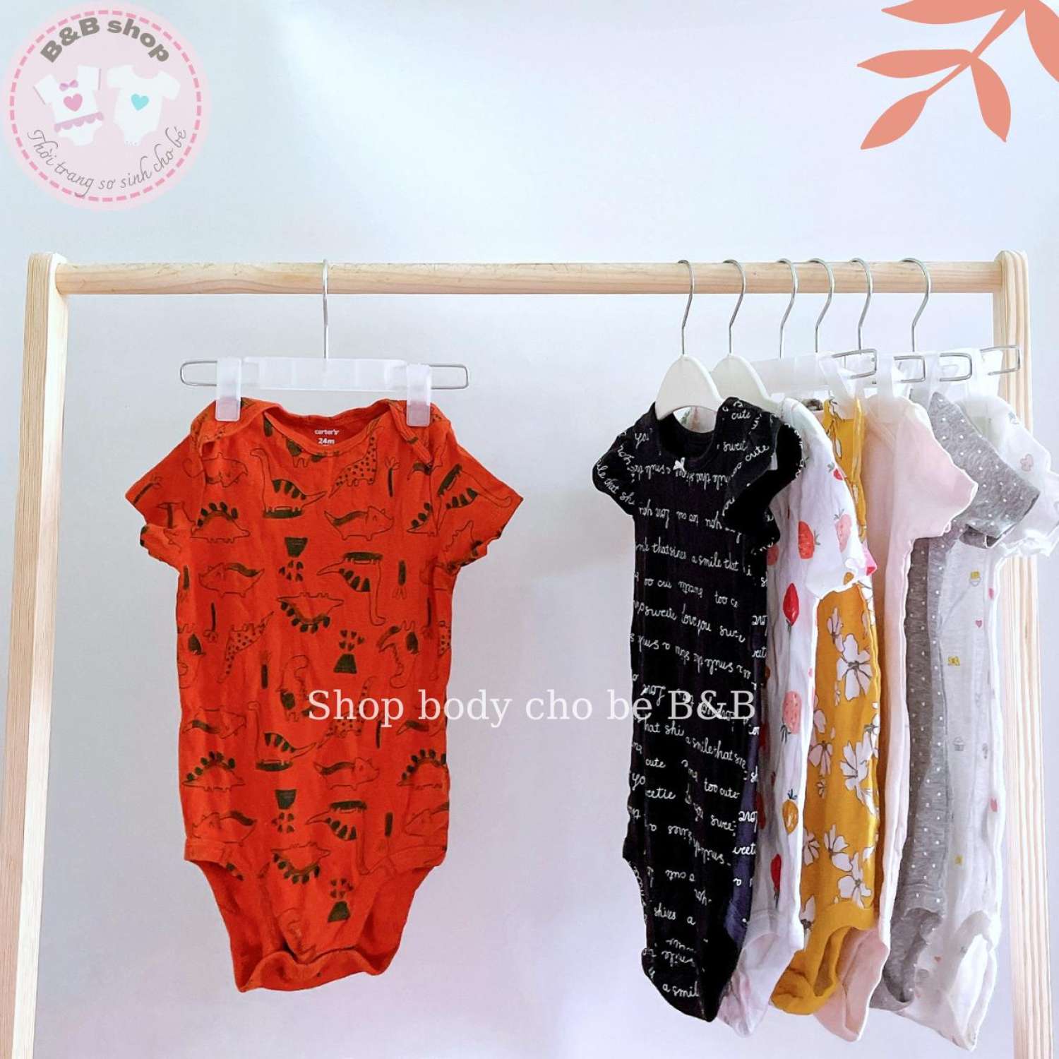 (Chọn mẫu size 18-24m) Bodysuit, Body chip Carter xuất dư cho bé sơ sinh