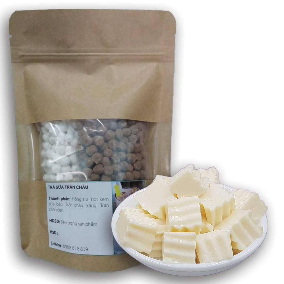 [HCM]TRÀ SỮA TRÂN CHÂU THẠCH PHOMAI TƯƠI - SET lớn nấu 20 ly