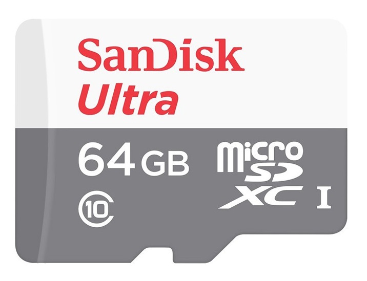 Thẻ nhớ Sandisk Micro SDXC Ultra 64GB (100MB/s) + Adapter + Đầu đọc thẻ Micro