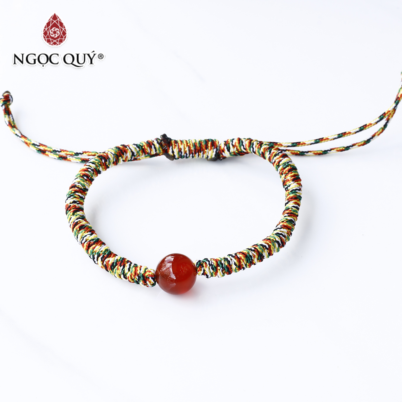 [HCM]Vòng thắt dây đa sắc - Ngọc Quý Gemstones