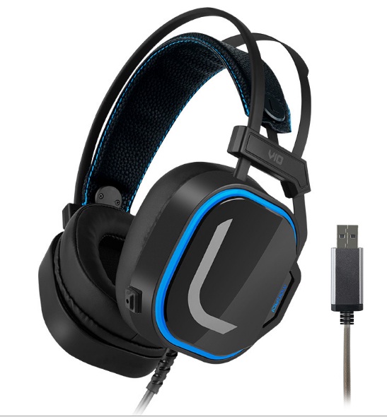 (HCMC) cheap Champions of Moradi V10 professional gaming headphones ultrasonic or wired and microphonegame Moradi V10 7.1 USB connection