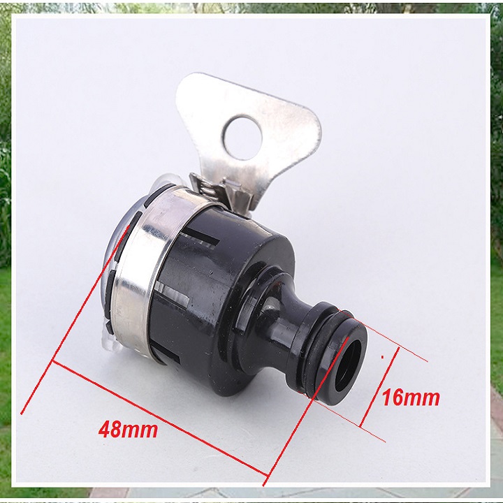 It's 1 piece. Tap fittings 15 to 18mm and 20 to 22mm with Iron Goat collar snap button fittings. Th813