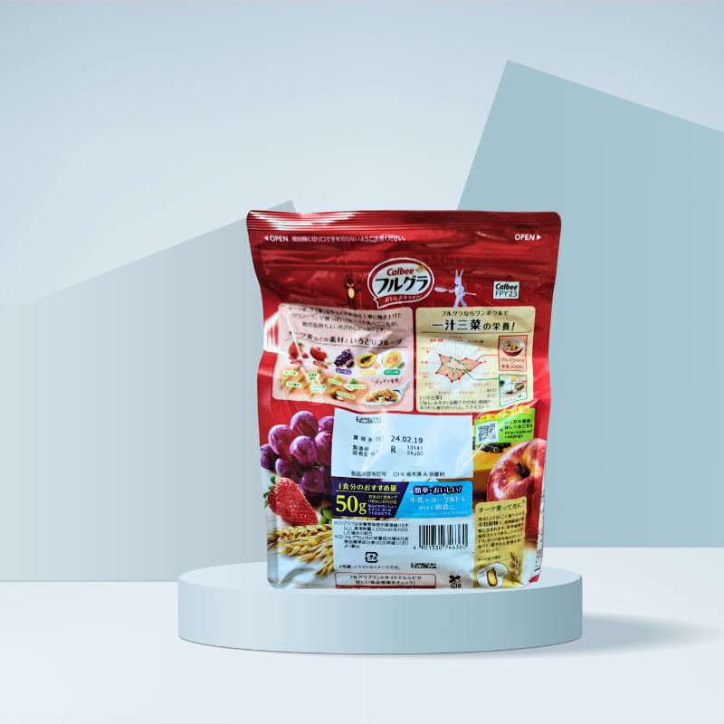 Ngũ Cốc Ăn Sáng Calbee Màu Đỏ 700G