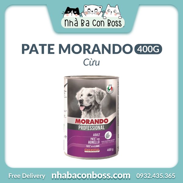 [Lon 400g] Pate Cho Chó Morando