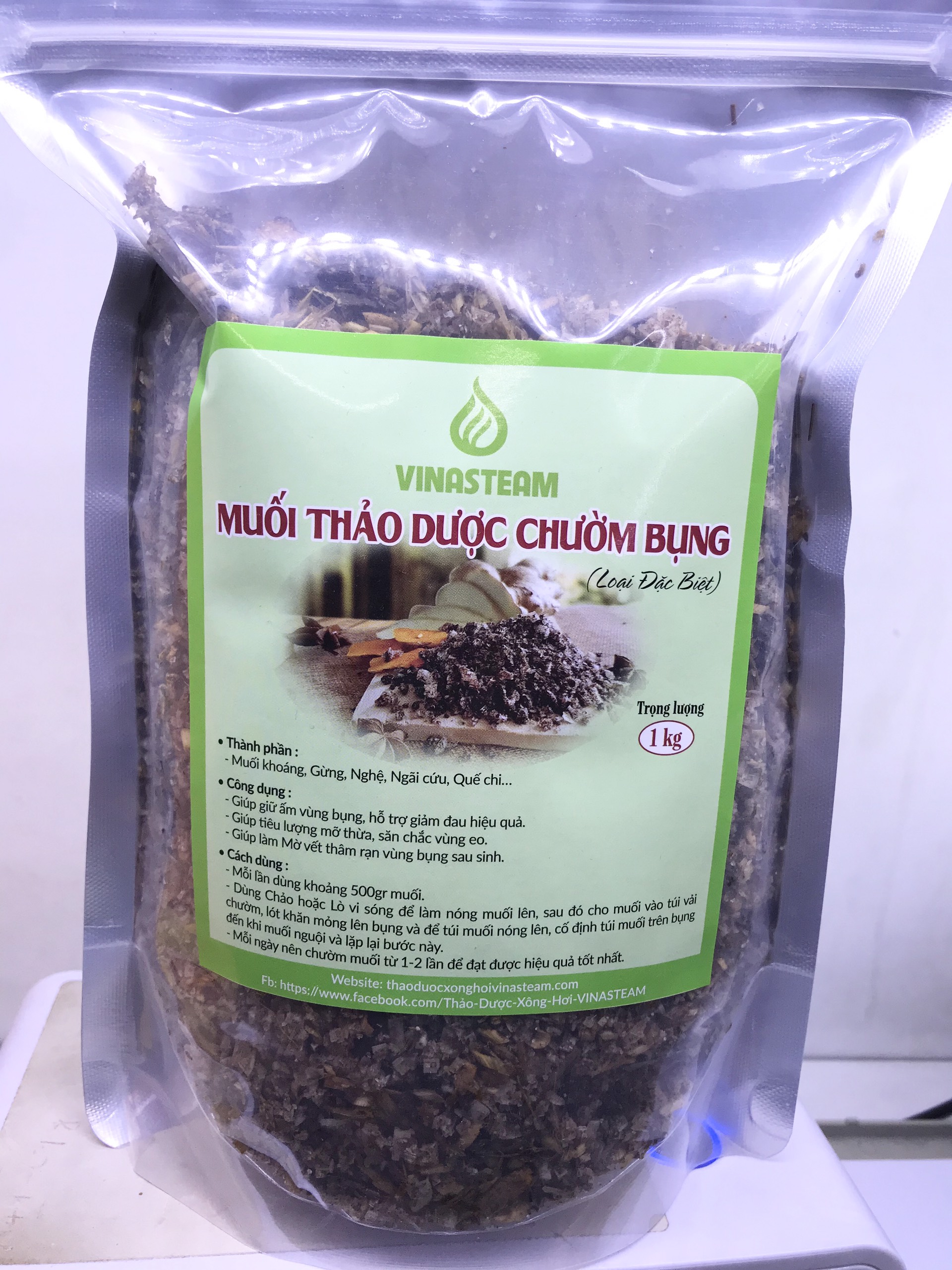 Muối thảo dược chườm bụng cho mẹ sau sinh ( 1kg / gói )