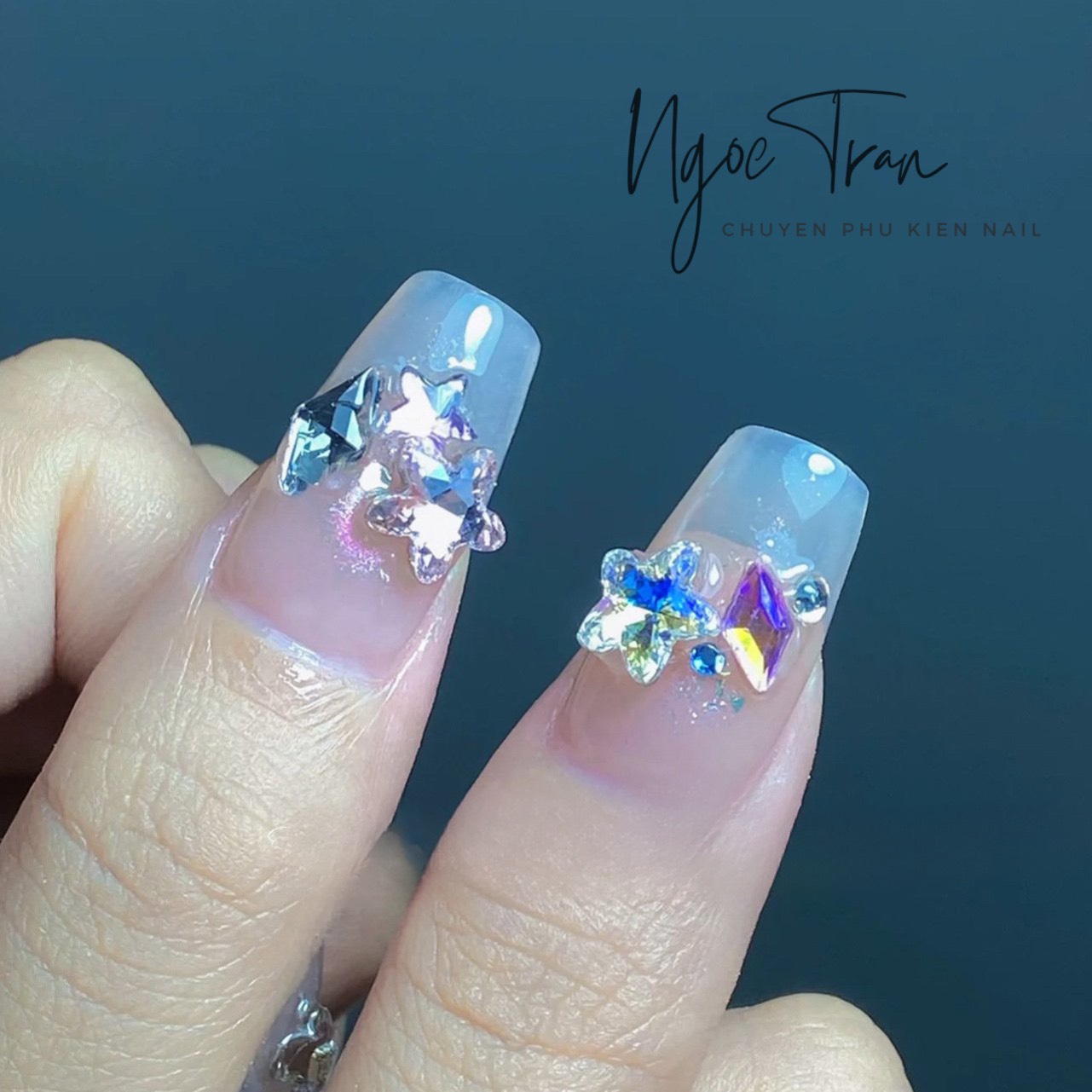 Đá Khối Ngôi Sao Siêu Lấp Lánh | Trang Trí Móng