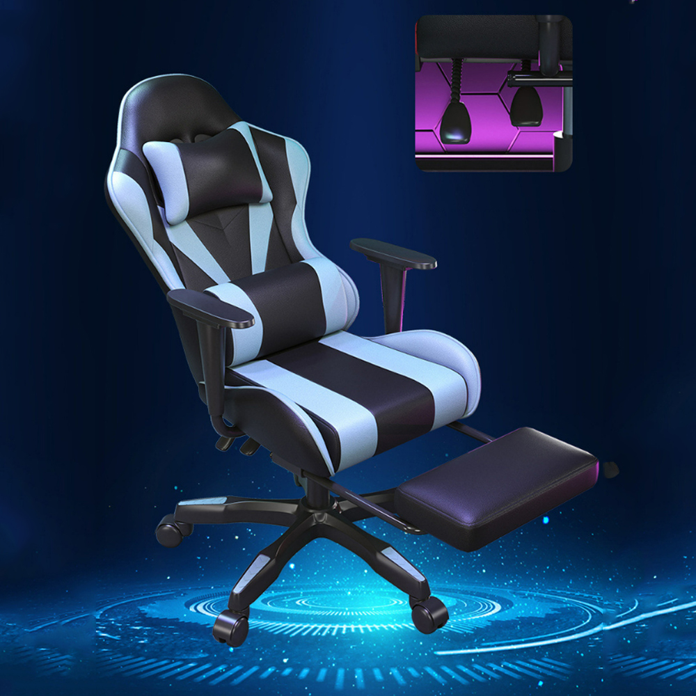 [ Ghế Gaming Cao Cấp Có Gác Chân Có Loa], ghế chơi game thư giãn chất liệu da, ghế game mát xa 7 điểm cao cấp