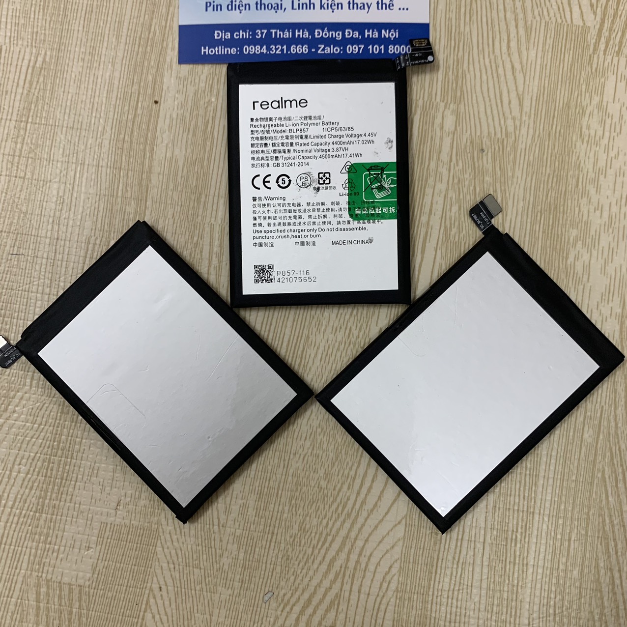 PIN BLP857 REALME Q3 PRO/REALME GT NEO