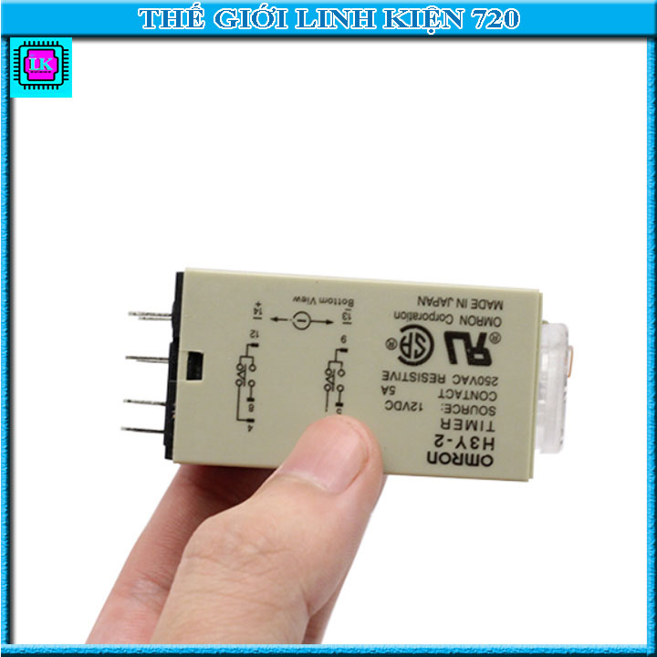Relay thời gian Timer Omron H3Y-2 8P 12v