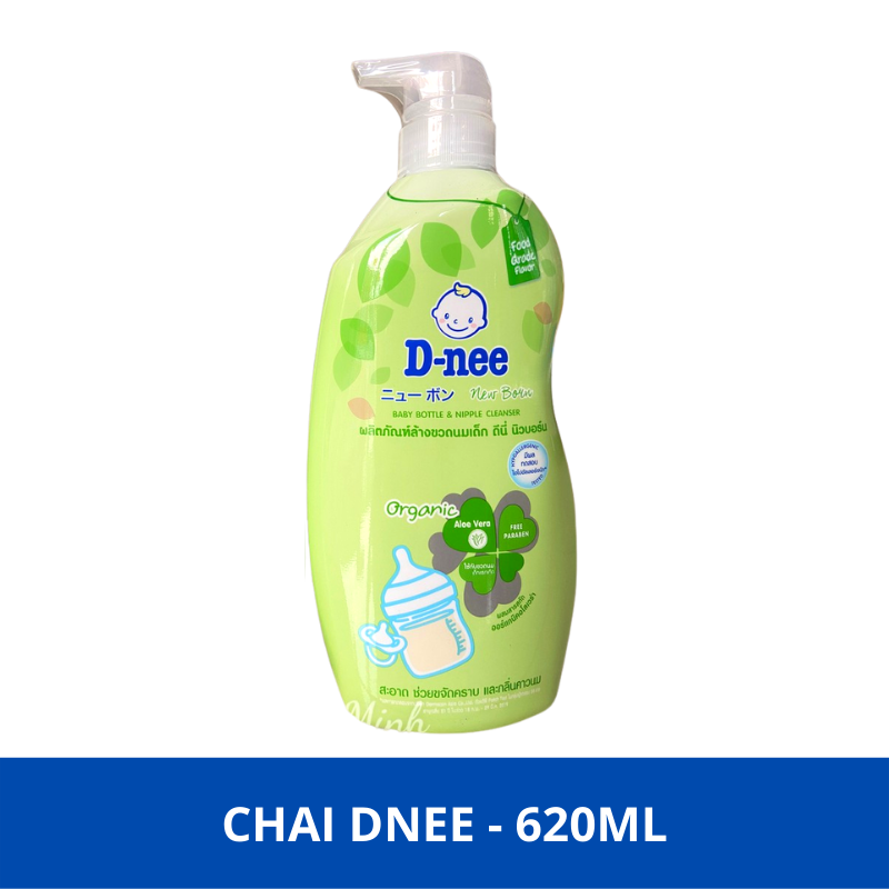 Nước rửa bình sữa Dnee Organic dạng chai 580ml