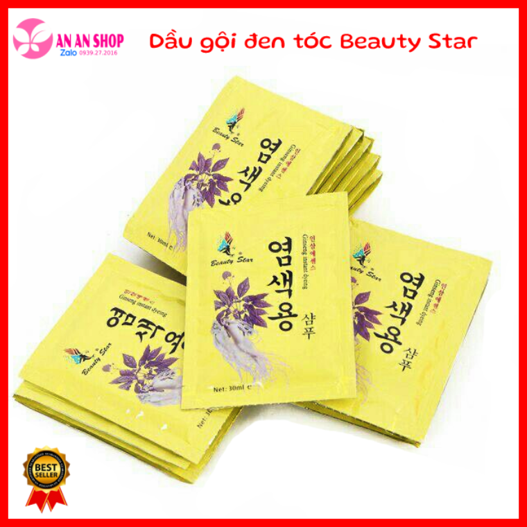 Dầu gội đen tóc Beauty Star 30ml