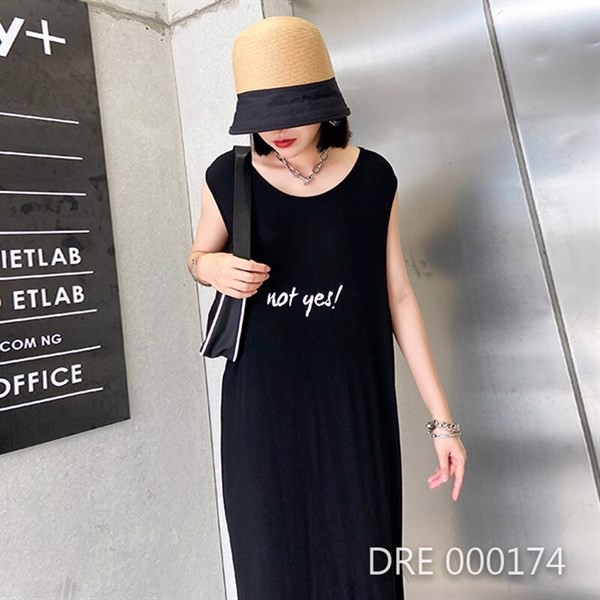 Đầm đen không tay Not Yes!
