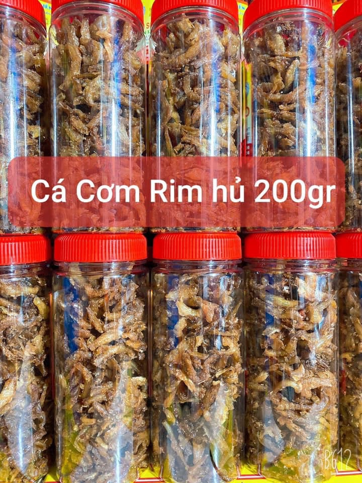 Cá cơm rim đóng hộp hsd 12 tháng 1 hộp 200 gram