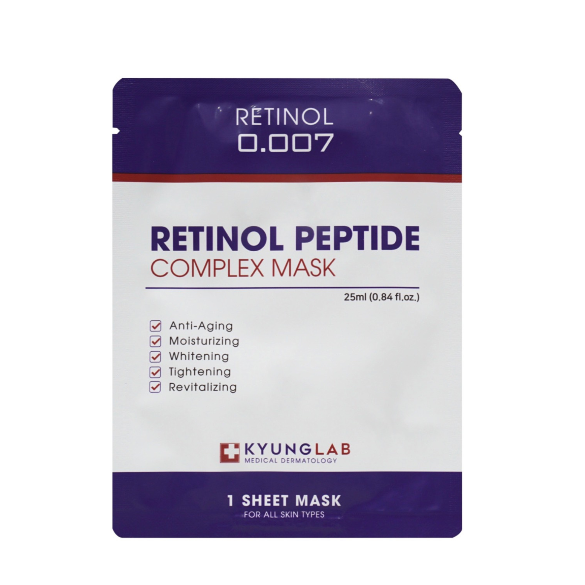 Mặt nạ Retinol KyungLab Peptide Complex Mask hộp 3 miếng