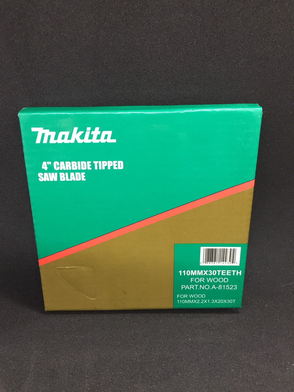 Lưỡi cắt gỗ Makitas xanh D110 x 20 x 30