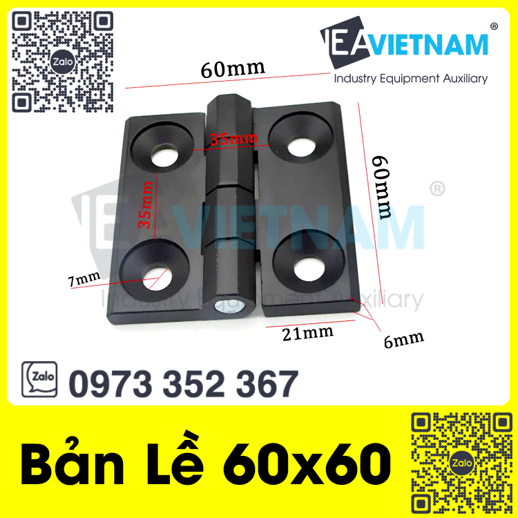Bản lề cửa tủ điện 40 50 60, bản lề hợp kim kẽm , bản lề nhôm màu đen 40x40 50x50 60x60, hl050 - 1 2 3 cl236 - 1 2 3