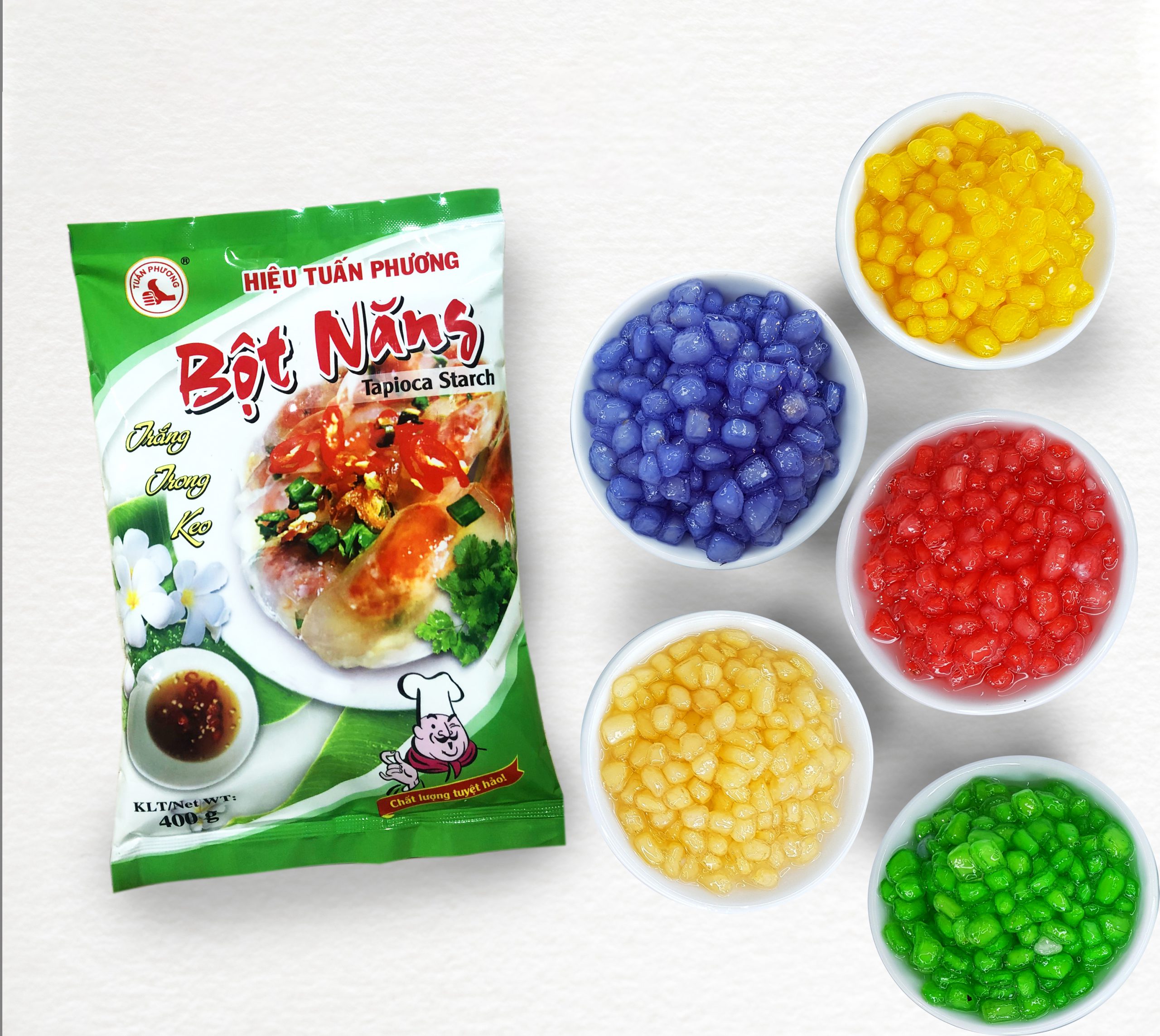 (Giảm 20K Ship Đơn Từ 49K) Bột Năng Tuấn Phương 400g ( Gói )
