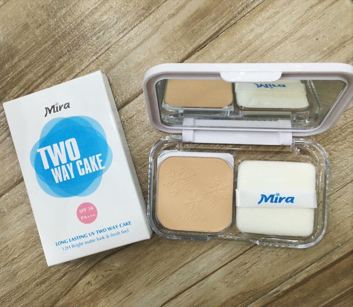 Phấn Trang Điểm Mira Long Lasting UV Two Way Cake 12g (Product From South Korea)
