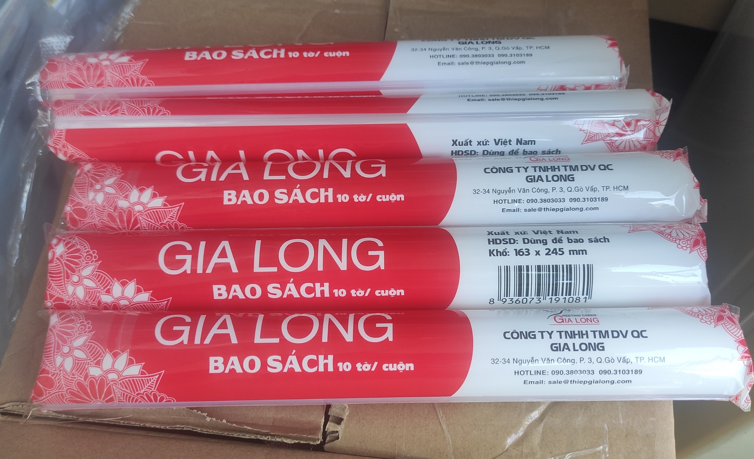 ( CUÔN 10 TỜ ) Bao kiếng bao sách bài tập 16.3x24.5cm