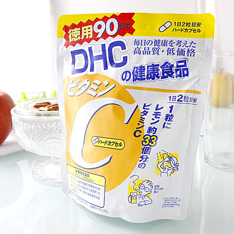 Thực Phẩm Bảo Vệ Sức Khỏe DHC Vitamin C Hard Capsule