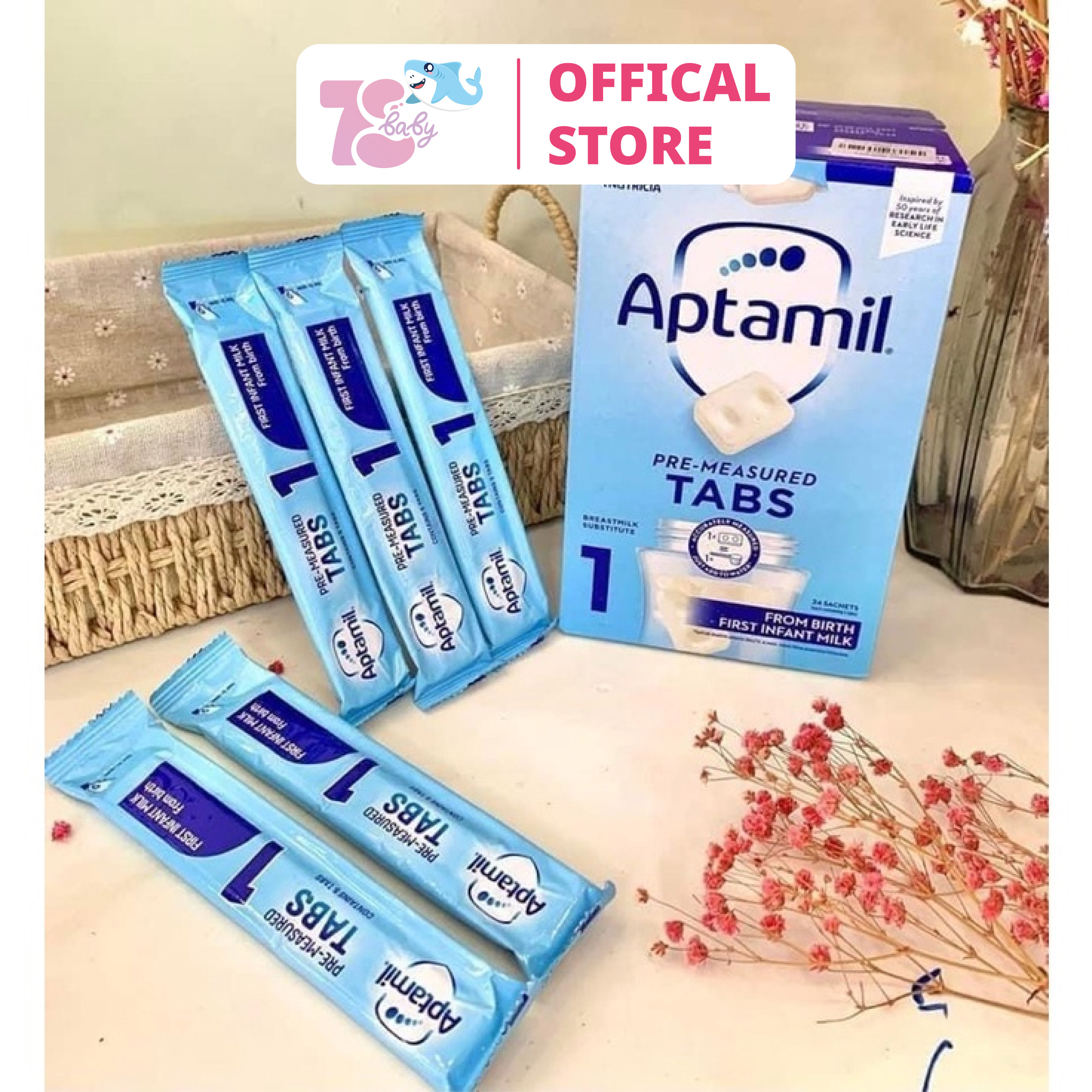 SỮA APTAMIL ANH DẠNG THANH TIỆN DỤNG SỐ 1,2 CHO BÉ