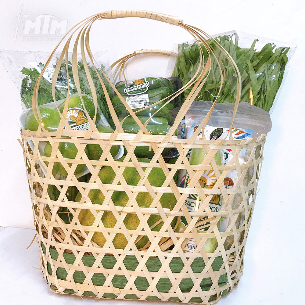 Giỏ tre l Làn tre gói quà tặng.