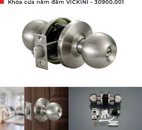 [HCM]Khóa đấm VICKINI 30900.001 (Màu Trắng)