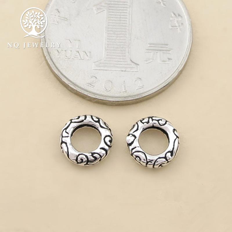 [HCM]Charm bạc chặn 8x2.5mm - NQ Jewelry