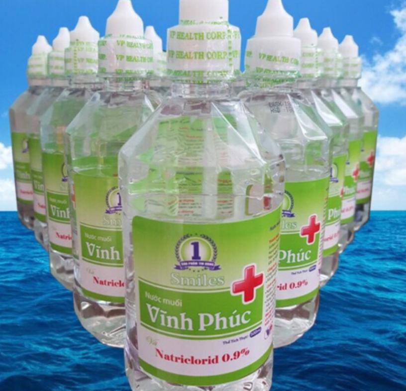 Nước muối sinh lí tiệt trùng 500ml