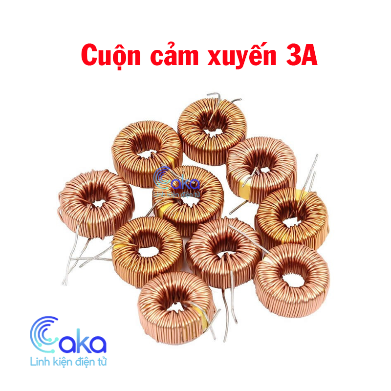 Cuộn cảm xuyến 3a 22uh 33uh 47uh 56uh 100uh 220uh 330uh 470uh tùy chọn