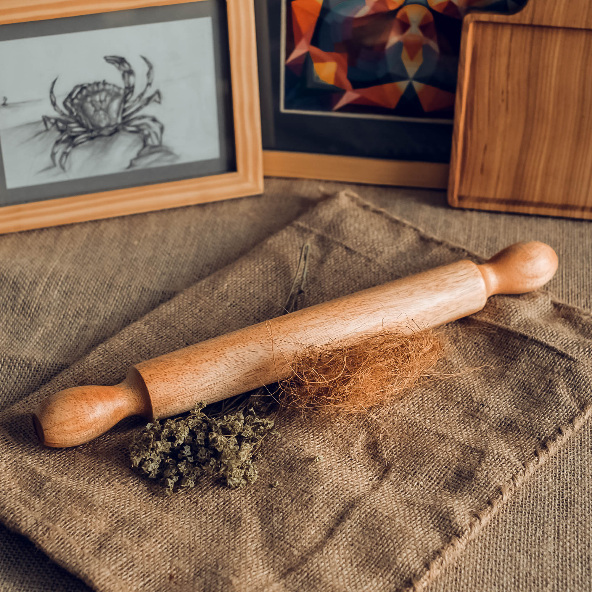 Cán Lăn bột bằng gỗ - Dụng cụ lăn bột