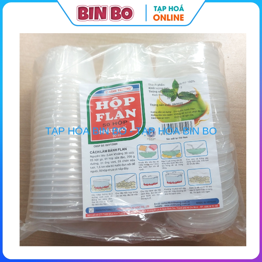 Combo 10 Khuôn Bánh Flan Có Nắp Hình Tròn Vĩnh Trường - Số 1