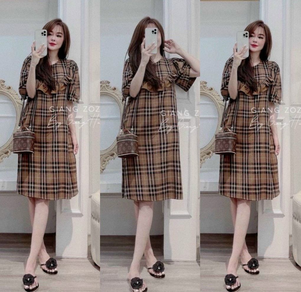 váy bầu dáng suông mẫu thiết kế