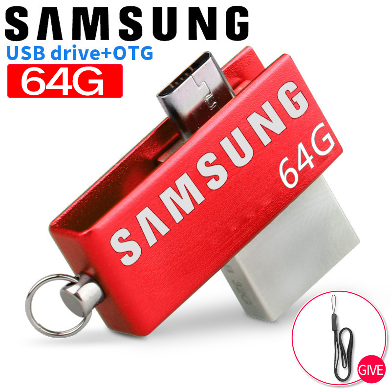 [Mua 1 tặng 1]Sản Phẩm Mới Ổ Đĩa Flash SAMSUNG USB OTG USB 3.0 Ổ Đĩa Bút Mini 64GB Micro USB Stick