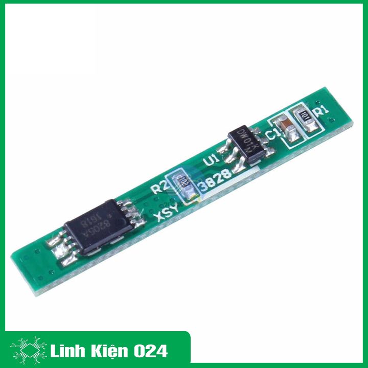 Module bảo vệ quá dòng quá áp pin 18650 3.7V 3A 1s