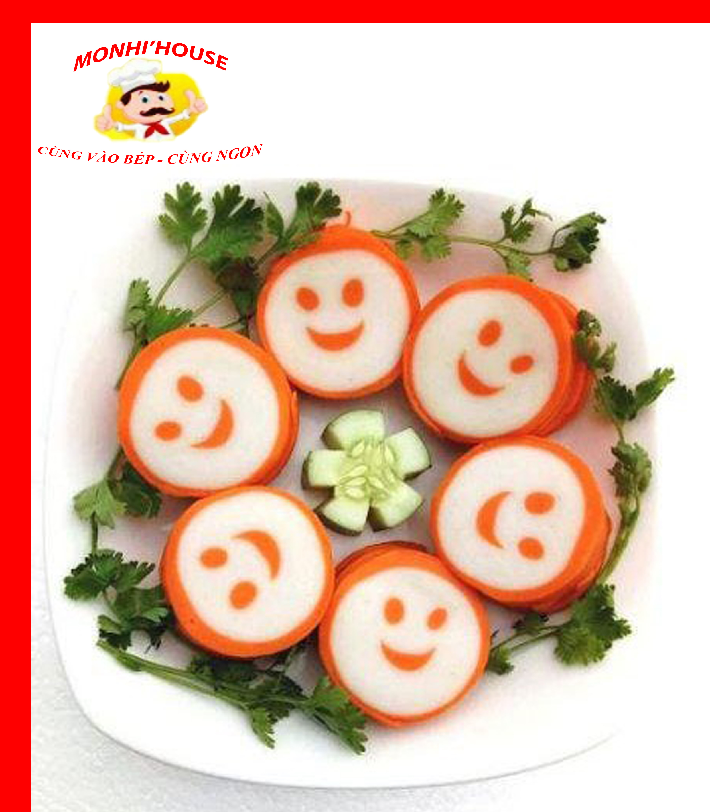 GÓI 32 MIẾNG THẢ LẨU MẶT CƯỜI SURIMI