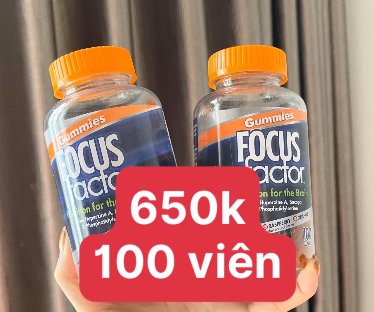 KẸO DẺO BỔ NÃO FOCUS FACTOR 100 viên