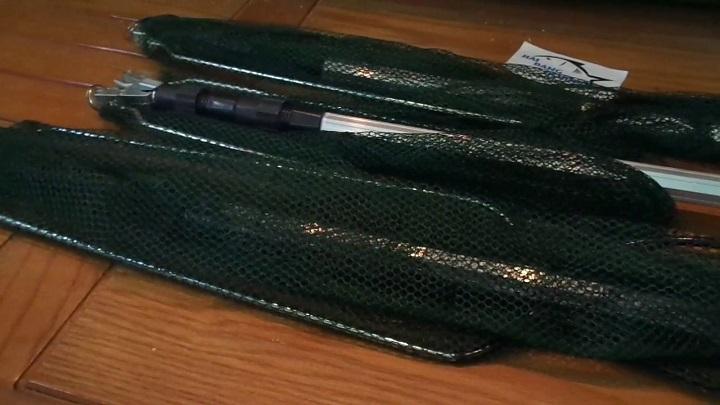 vợt cá cán nhôm cao cấp 170cm thu gọn