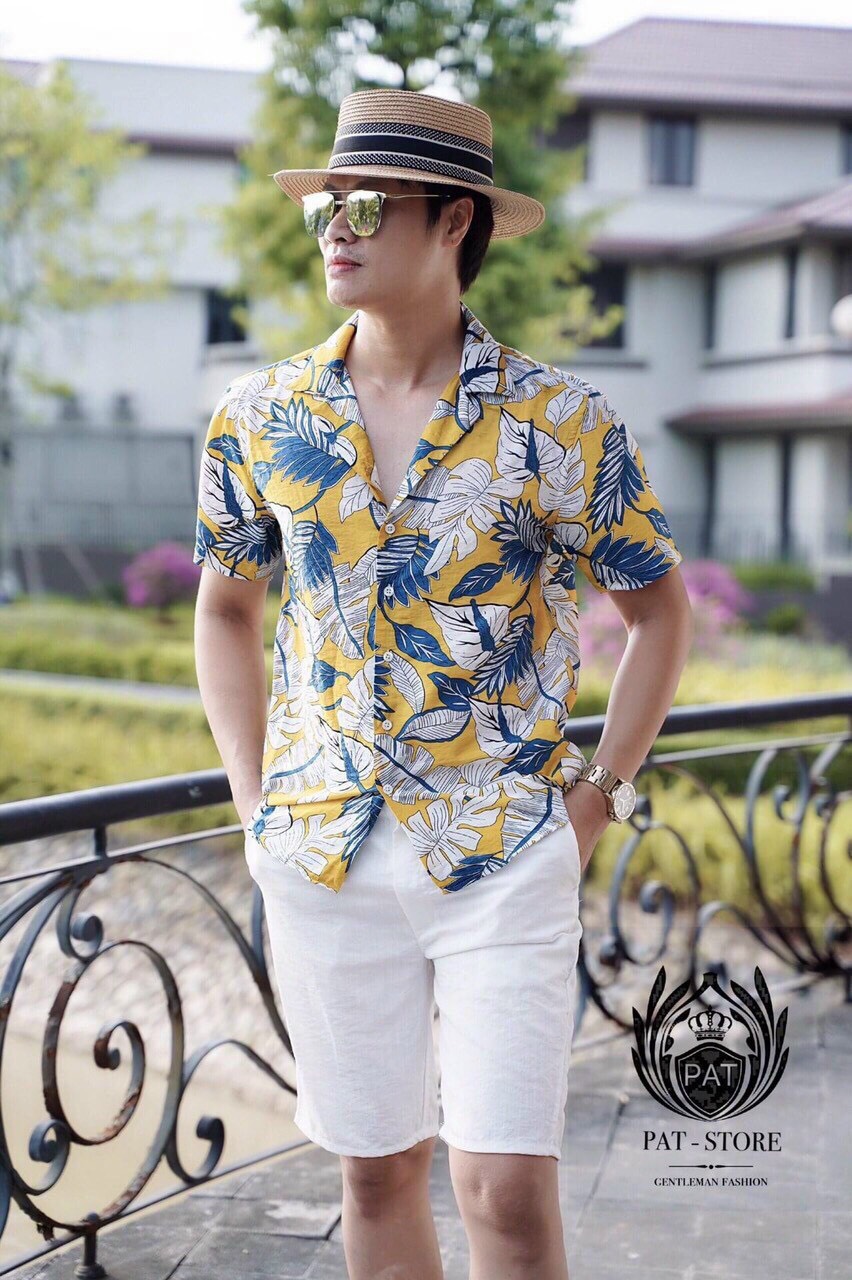 [HCM]Aó Sơ Mi 5d  lụa hang cao cấp nam mẫu mới hót KV ( Shop Nâu Fashion)