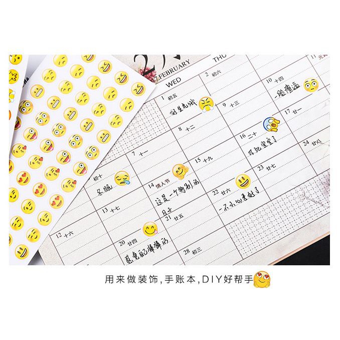 Bộ 660 Sticker Biểu Tượng Cảm Xúc E00